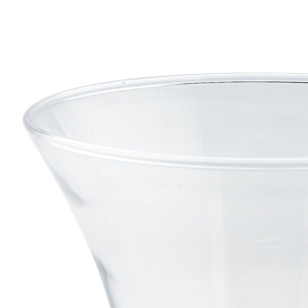 64073	 D5.5"H8.5" - CLEAR GLASS VASE