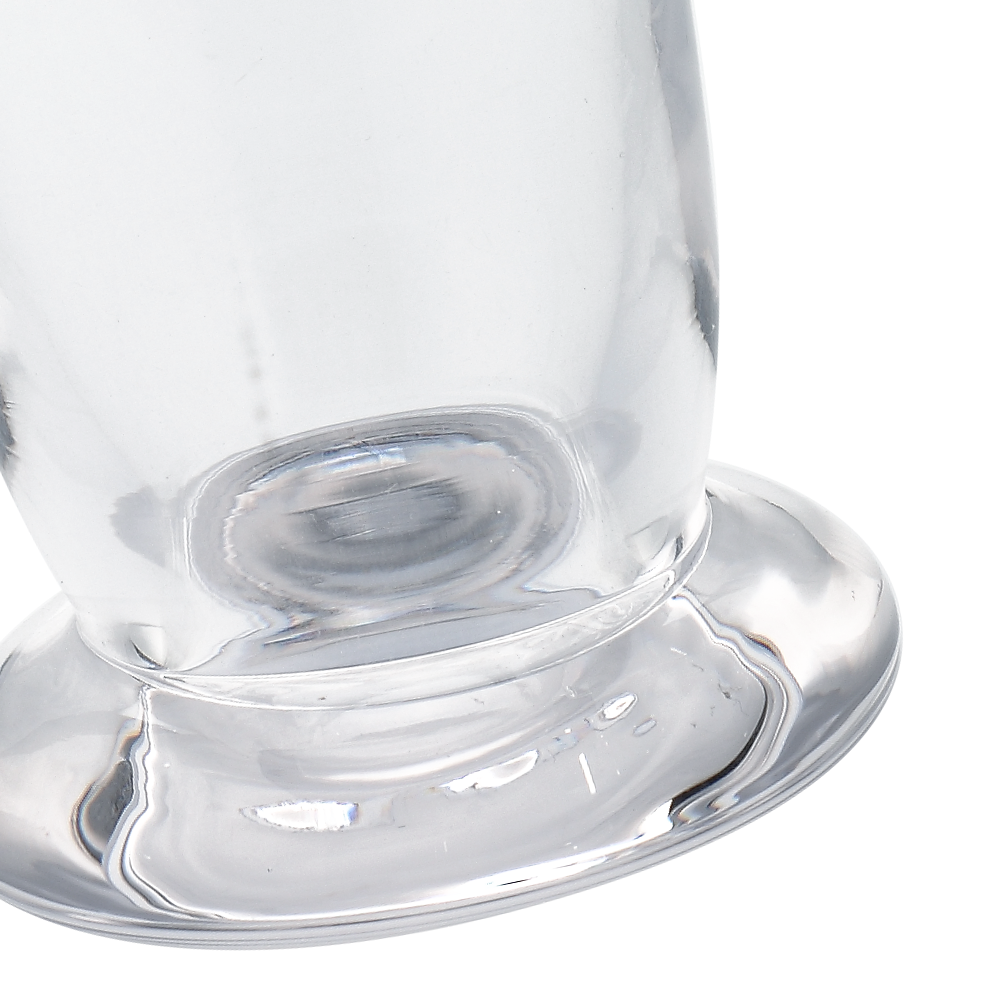 64073	 D5.5"H8.5" - CLEAR GLASS VASE