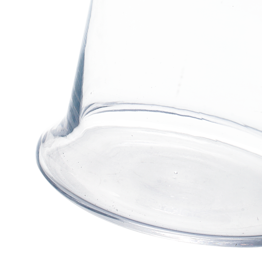 64079	 D6.5"H13" - GLASS APOTHECARY JAR WITH LID