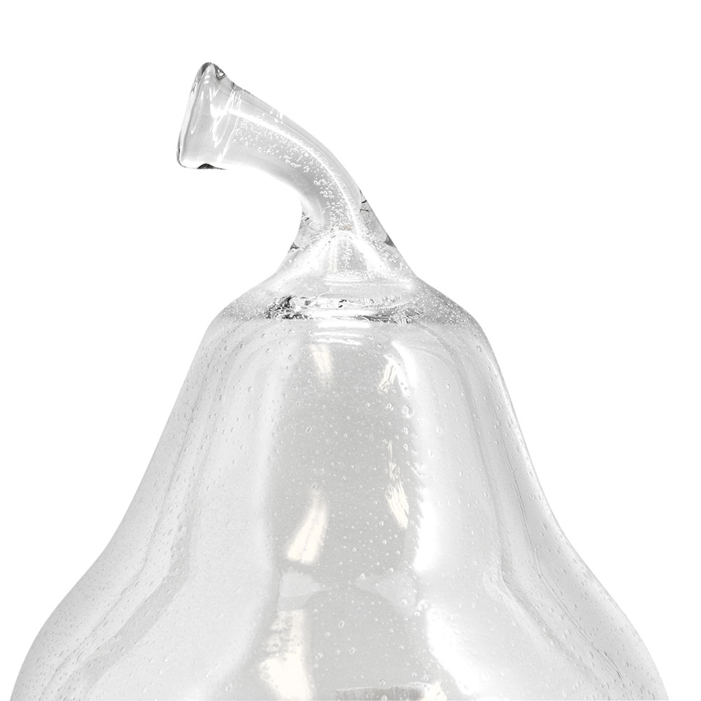 64694	 D11"H14" - CLEAR GLASS DOME CLOCHE WITH WOODEN BASE