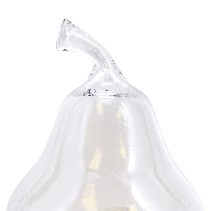 D11"H14" - CLEAR GLASS DOME CLOCHE WITH WOODEN BASE