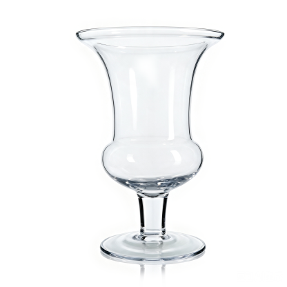 64999	 D9.5"H14" - GLASS URN VASE