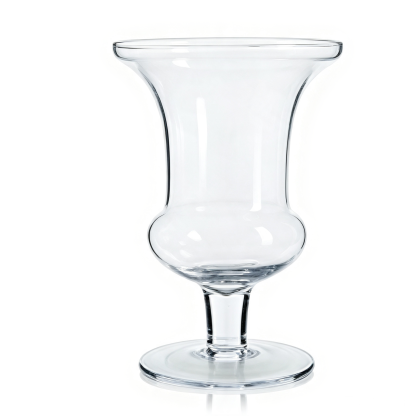 65000	 D8.5"H12" - GLASS URN VASE