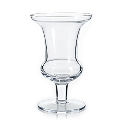 65023	 D5"H7.5" - GLASS URN VASE