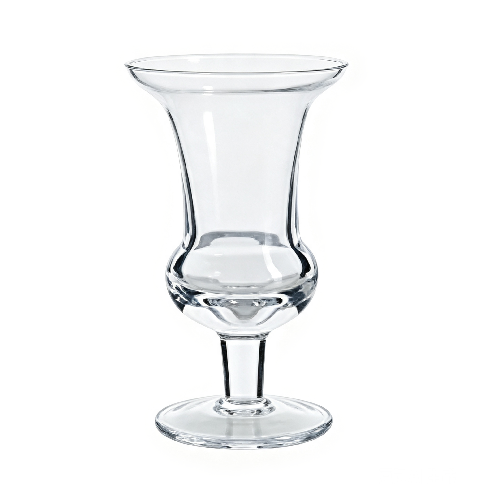 65024	 D3.5"H6.1" - GLASS URN VASE