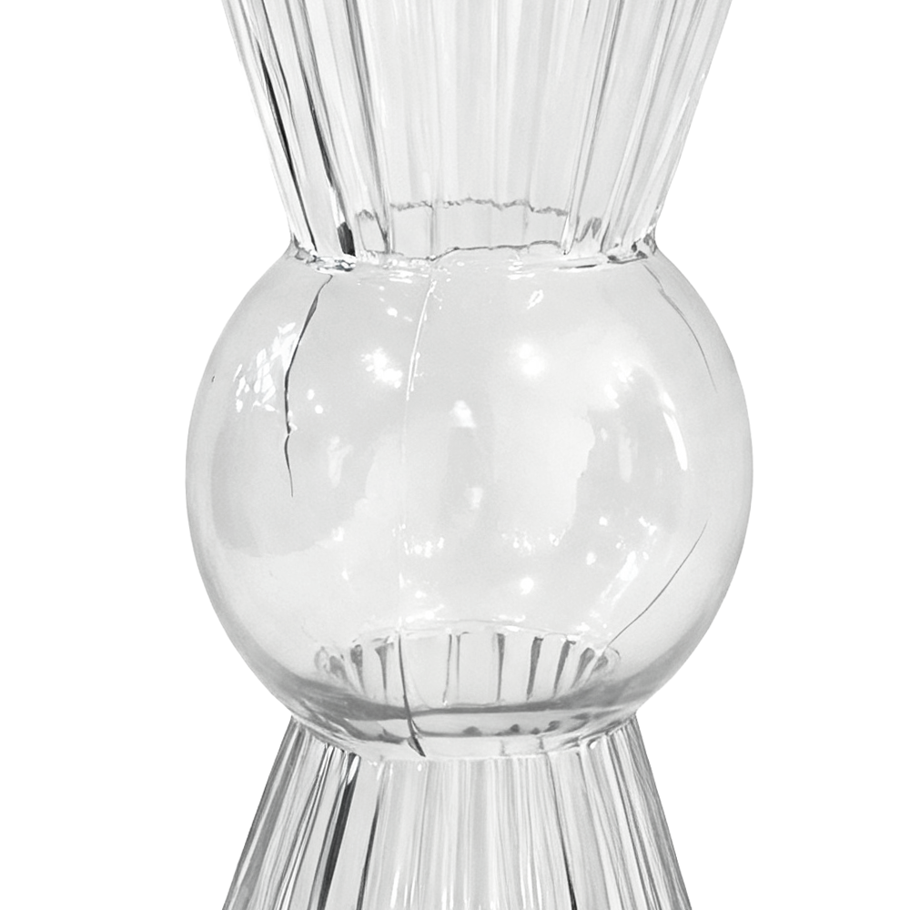 65032	 D3.7"H7.9" - GLASS VASE