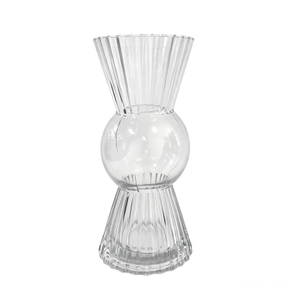 65032	 D3.7"H7.9" - GLASS VASE