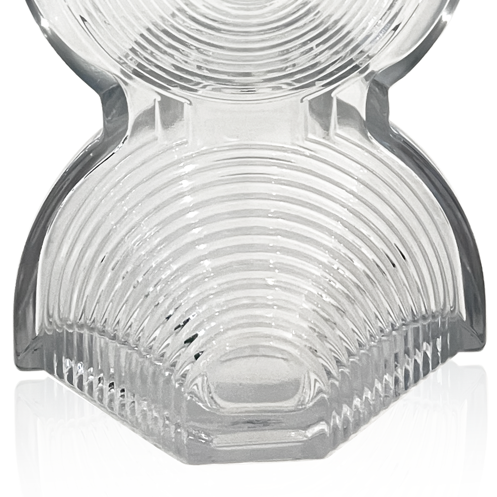65040	 L5.1W4.3H11" - GLASS VASE