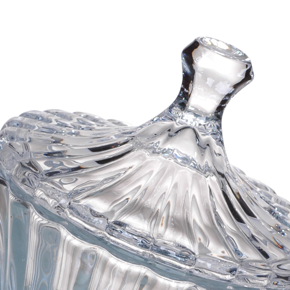 68023	 D6"H6" - GLASS JAR WITH LID