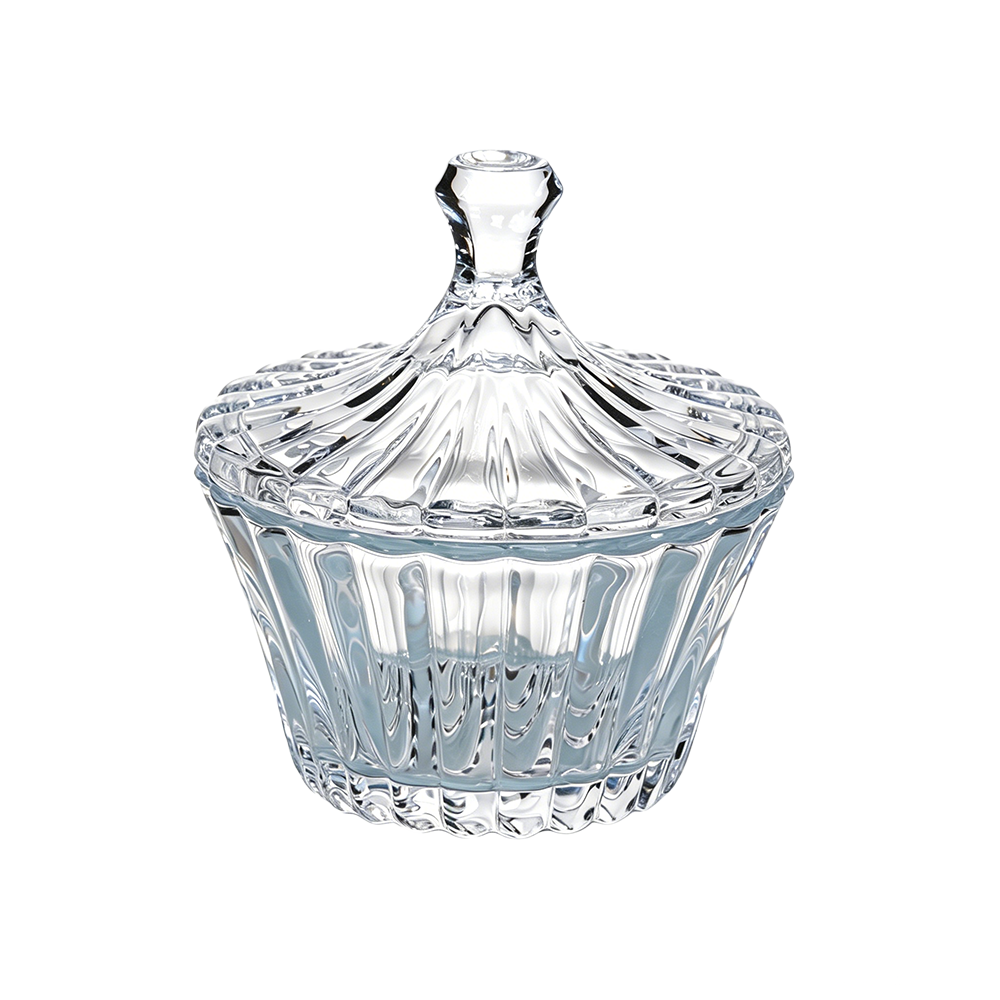 68023	 D6"H6" - GLASS JAR WITH LID