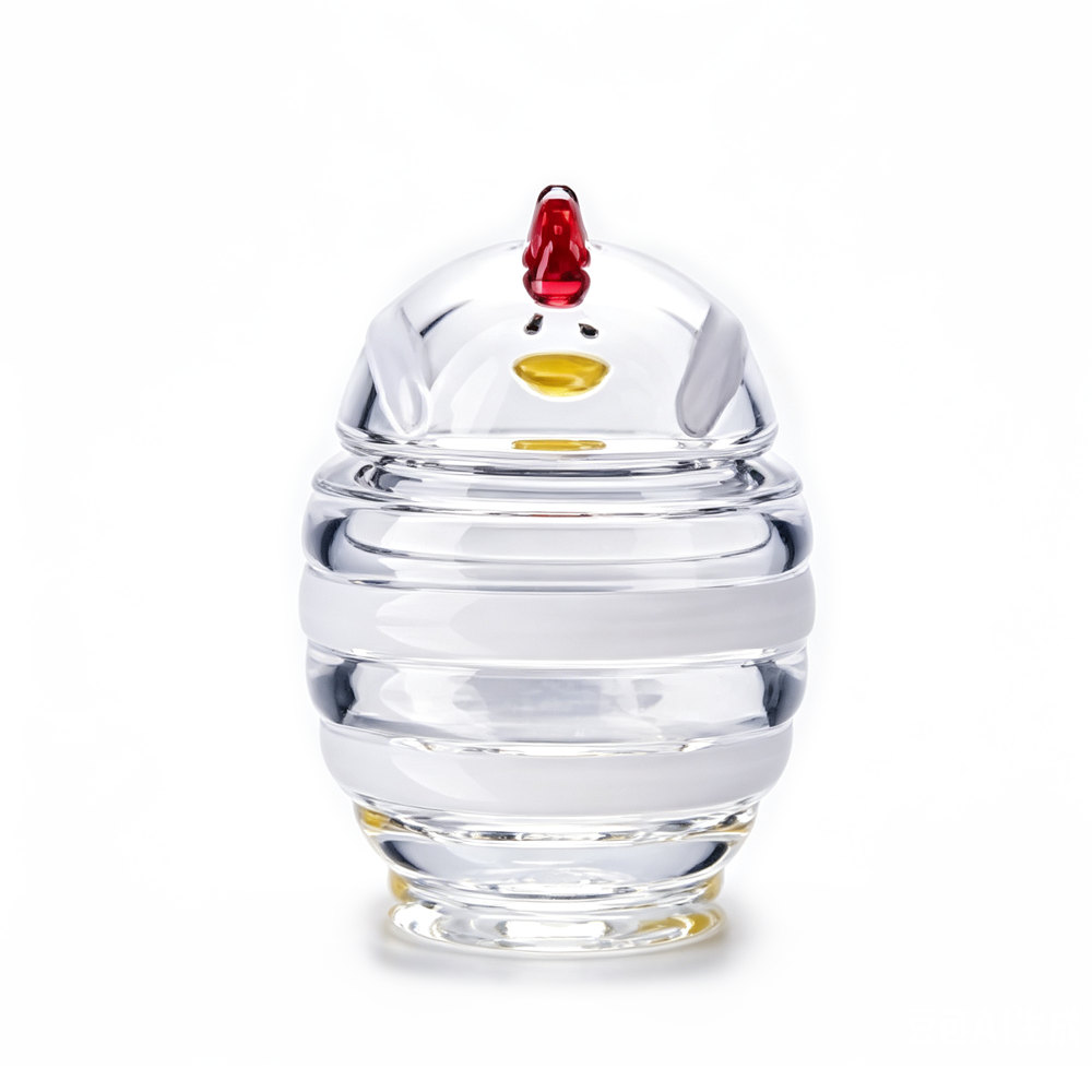68070-1	 L3.7"W3.7"H5.1" - GLASS JAR WITH LID