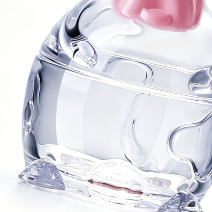 68076-1	 L4.13W4.13H5.51" - GLASS JAR WITH LID