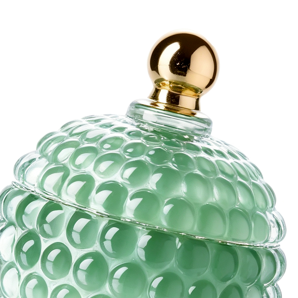 68085	 *D3.3"H4.3" - GLASS JAR WITH LID