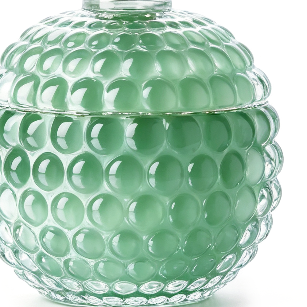 68085	 *D3.3"H4.3" - GLASS JAR WITH LID