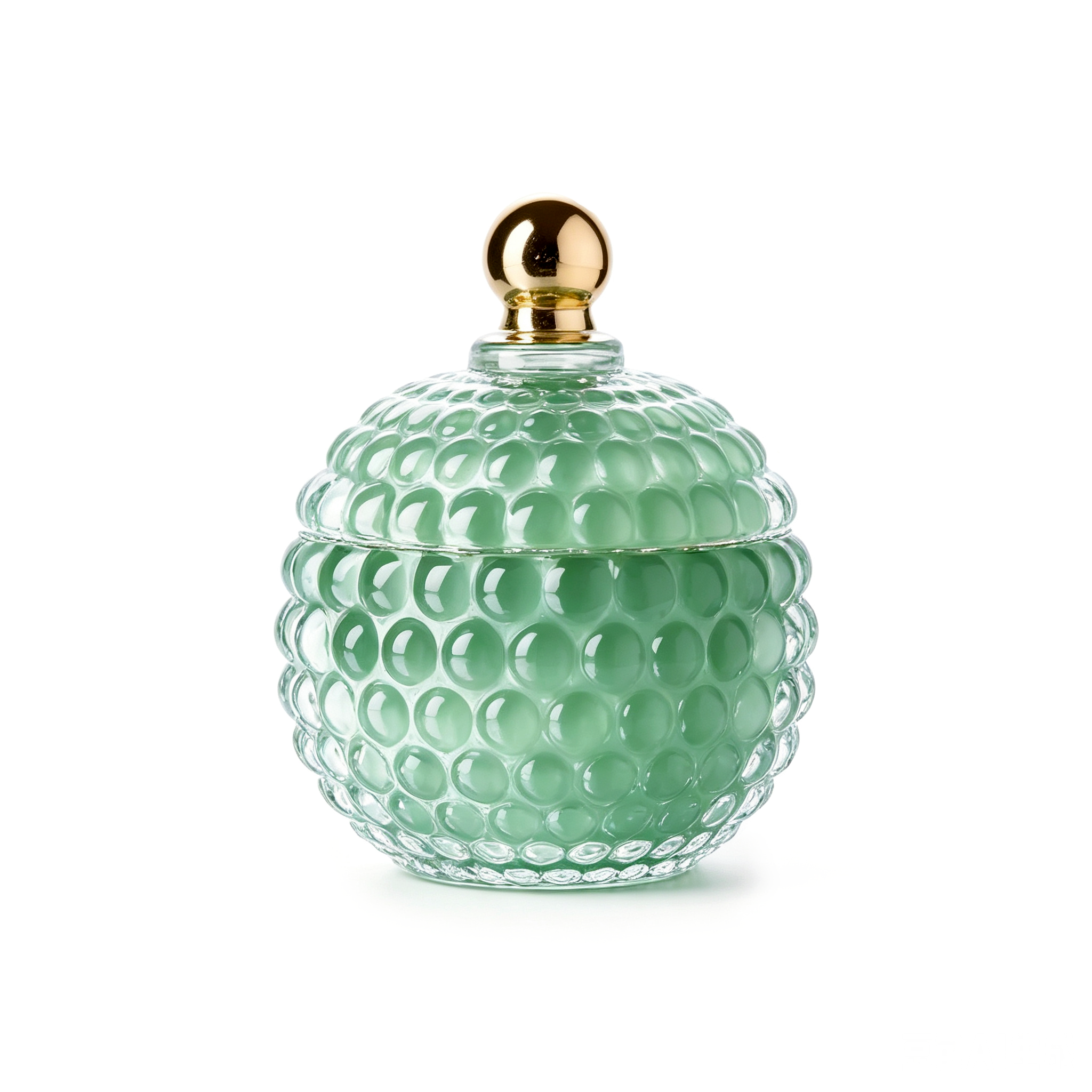 68085	 *D3.3"H4.3" - GLASS JAR WITH LID