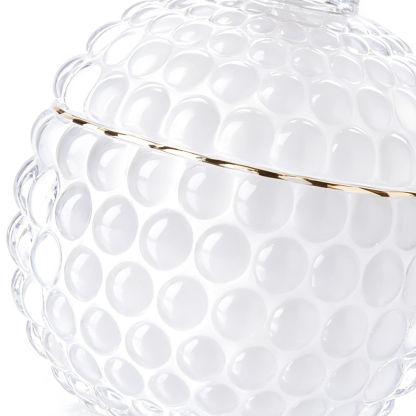 68088-1	 D3.3"H4.3" - GLASS JAR WITH LID