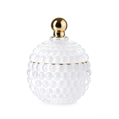 68088-1	 D3.3"H4.3" - GLASS JAR WITH LID