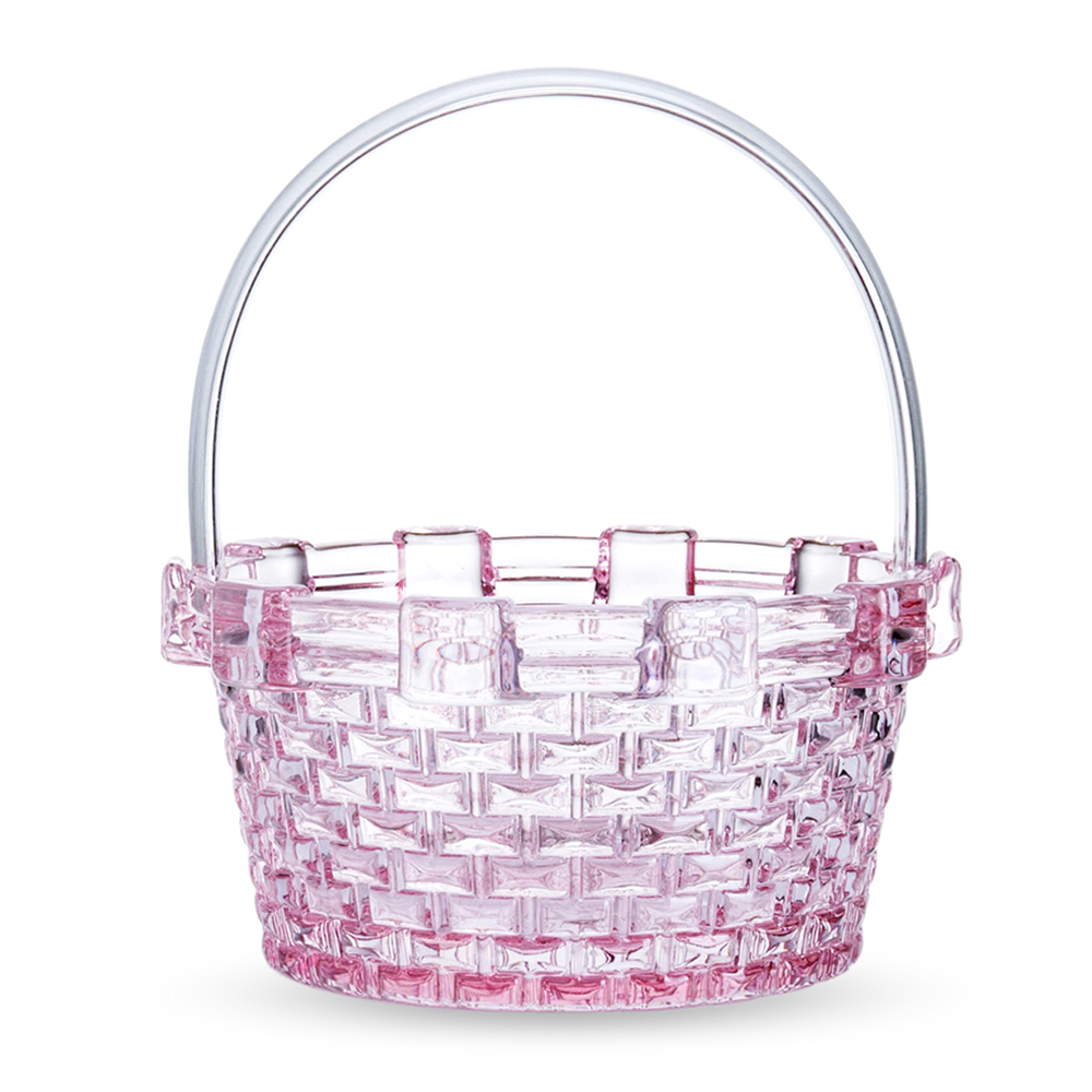 68212S-PK	 D6"H7.5" - GLASS BASKET