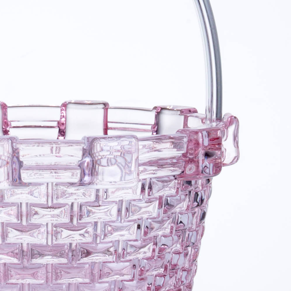 68212S-PK	 D6"H7.5" - GLASS BASKET