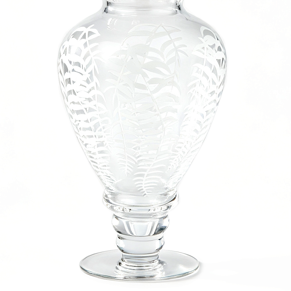 69252	 D5.7"H15.5" - GLASS JAR WITH LID