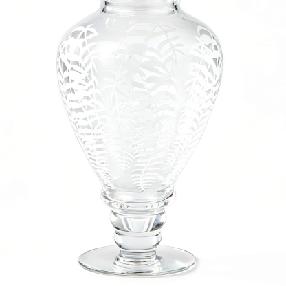 69252	 D5.7"H15.5" - GLASS JAR WITH LID