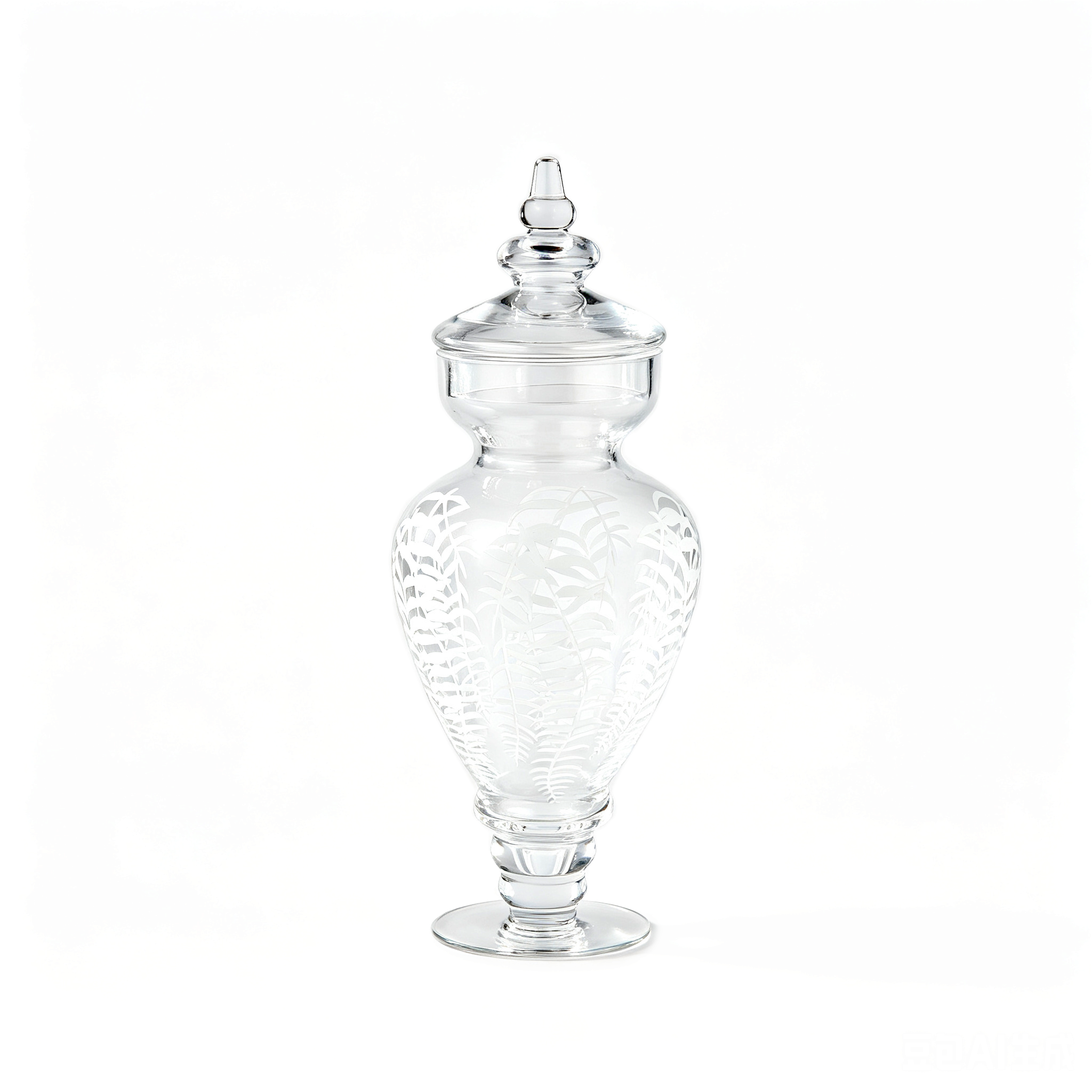 69252	 D5.7"H15.5" - GLASS JAR WITH LID