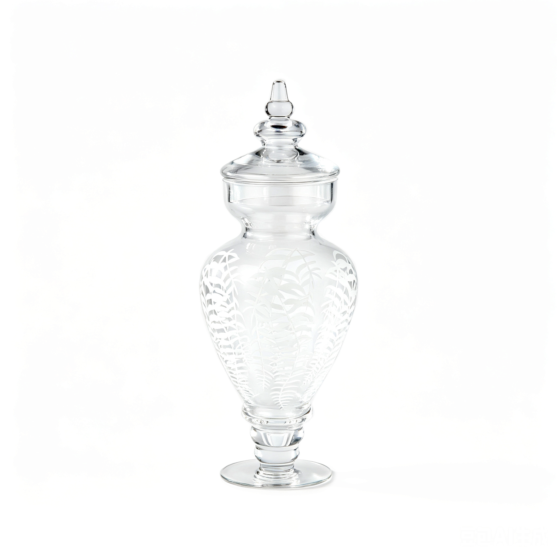 69252	 D5.7"H15.5" - GLASS JAR WITH LID