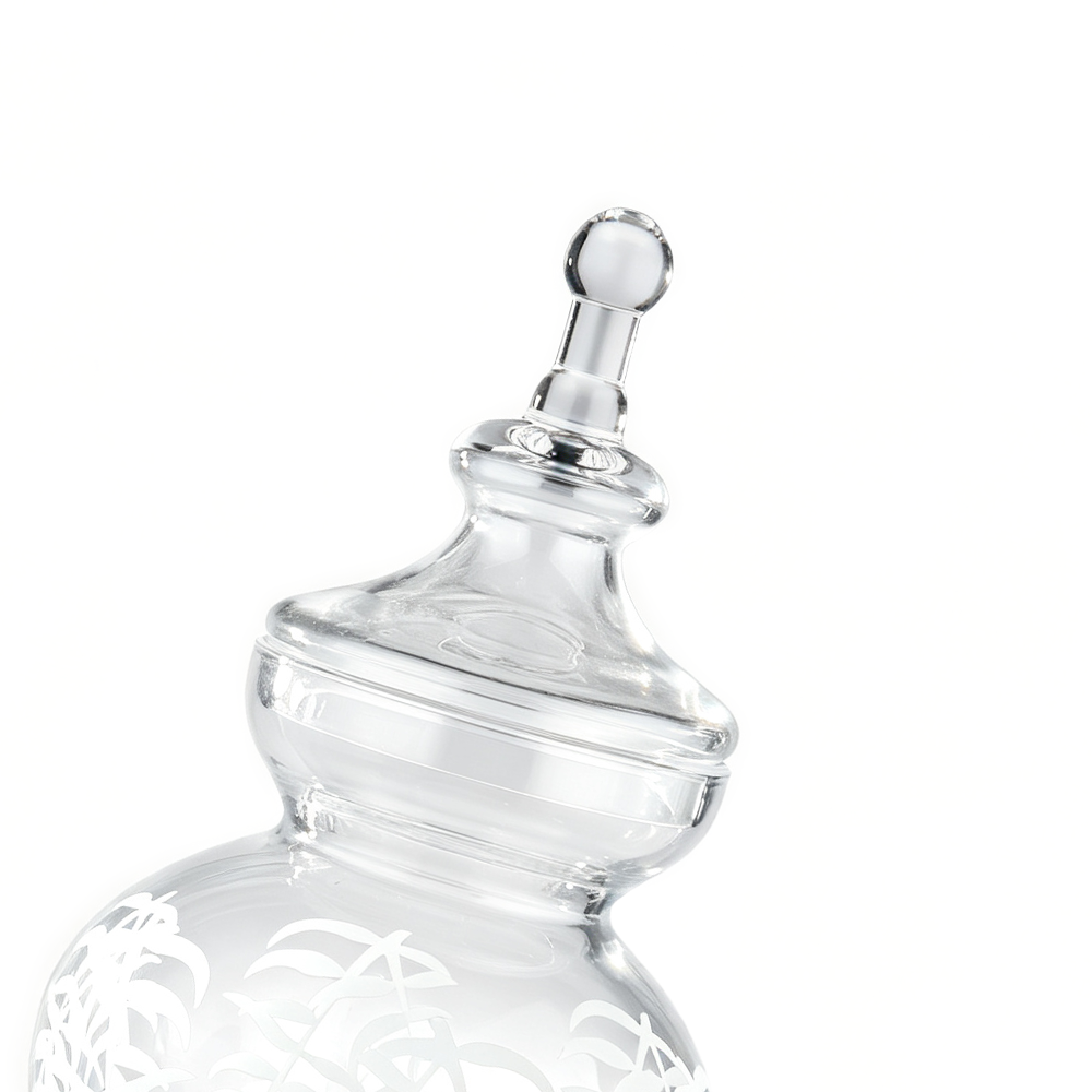 69254	 D8.5"H21.7" - GLASS JAR WITH LID