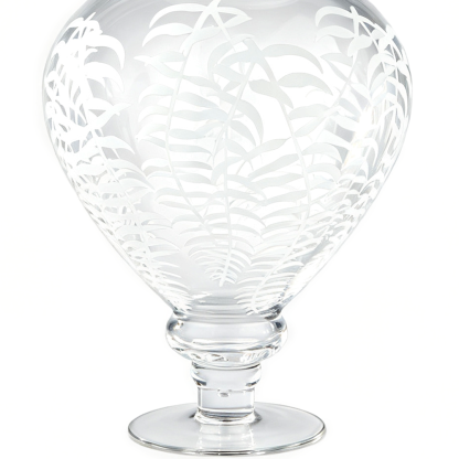 69254	 D8.5"H21.7" - GLASS JAR WITH LID