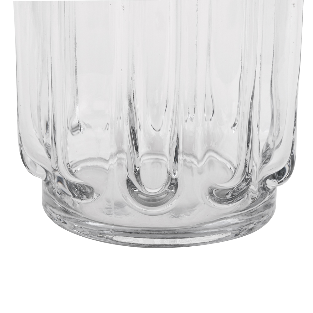 GA78050	 L5.51"W5.51"H7.09"GLASS VASE