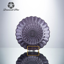 D9.8"H1.18" - GLASS PLATE AND STAND