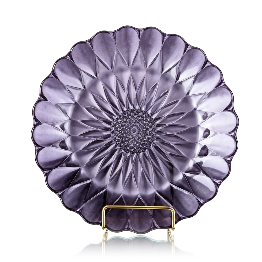 72226	 D9.8"H1.18" - GLASS PLATE AND STAND