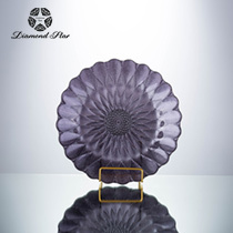 D9.8"H1.18" - GLASS PLATE AND STAND