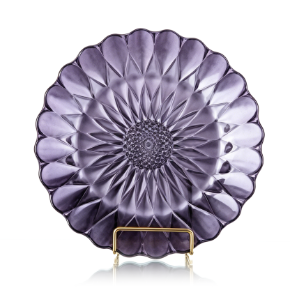 72226	 D9.8"H1.18" - GLASS PLATE AND STAND