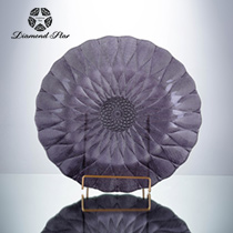 D13"H1.18" - GLASS PLATE AND STAND