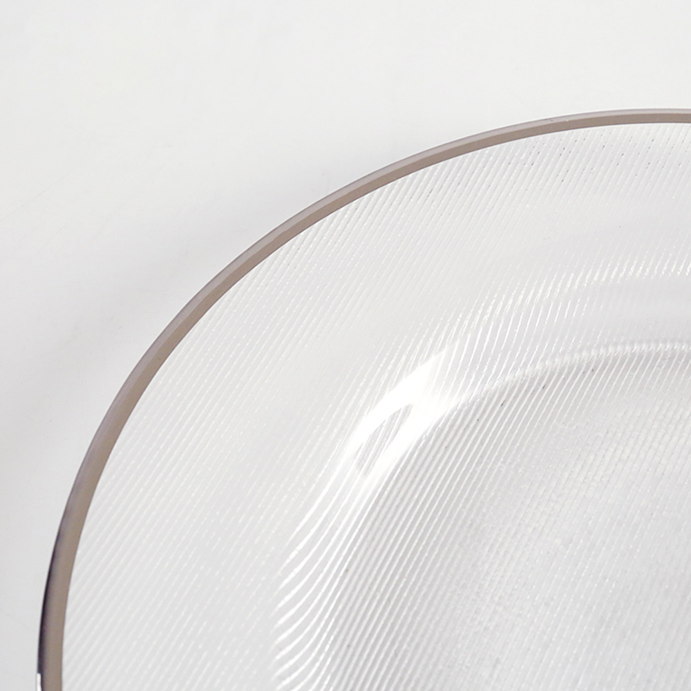 72228	 D8.3"H0.8" - GLASS PLATE AND STAND
