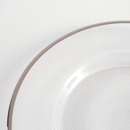 72228	 D8.3"H0.8" - GLASS PLATE AND STAND