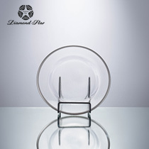 D8.3"H0.8" - GLASS PLATE AND STAND