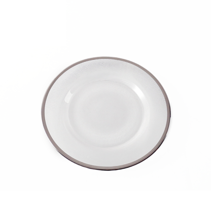 72228	 D8.3"H0.8" - GLASS PLATE AND STAND
