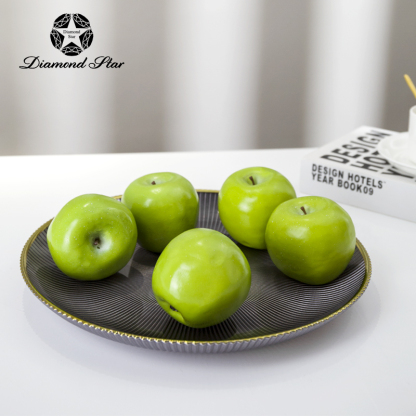 72237	 D8.3"H0.98" - GLASS PLATE AND STAND