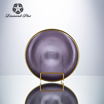 D8.3"H0.98" - GLASS PLATE AND STAND