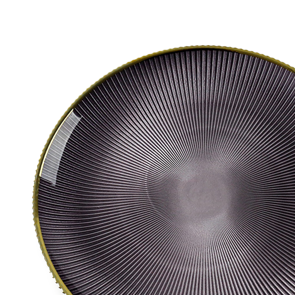 72238	 D12.4"H1.4" - GLASS PLATE AND STAND