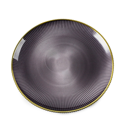 72238	 D12.4"H1.4" - GLASS PLATE AND STAND