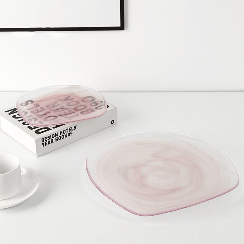 72241	 D7.9"H0.98" - GLASS PLATE AND STAND