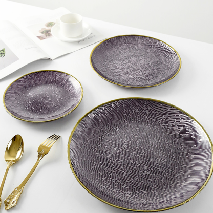 72248	 D8.3"H1.4" - GLASS PLATE AND STAND