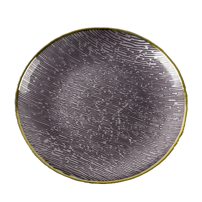 72250	 D12.2"H1.4" - GLASS PLATE AND STAND