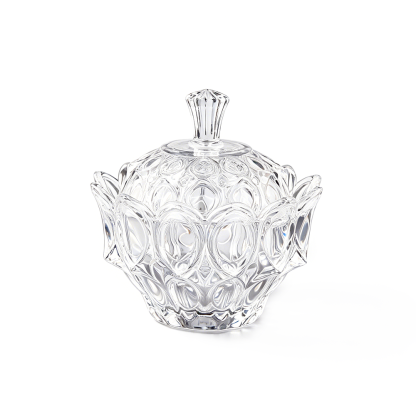 75334	 D4.5"H4.5" - GLASS JAR WITH LID