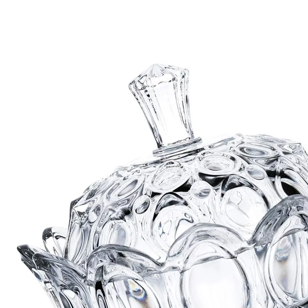 75336	 D6.7"H7.1" - GLASS JAR WITH LID