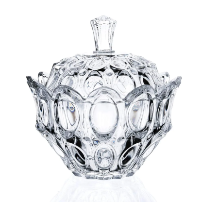75336	 D6.7"H7.1" - GLASS JAR WITH LID