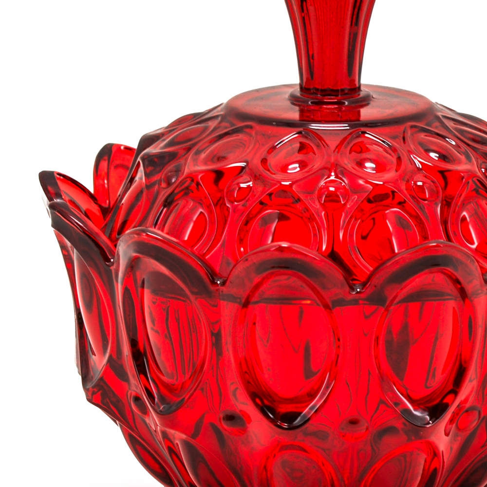 75336r	 D6.7"H7.1" - GLASS JAR WITH LID